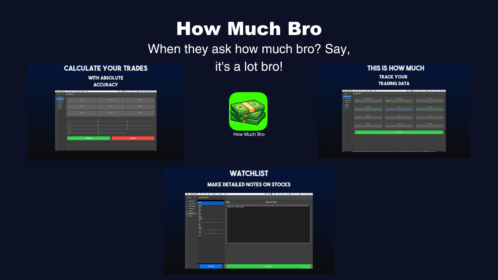 How Much, Bro?